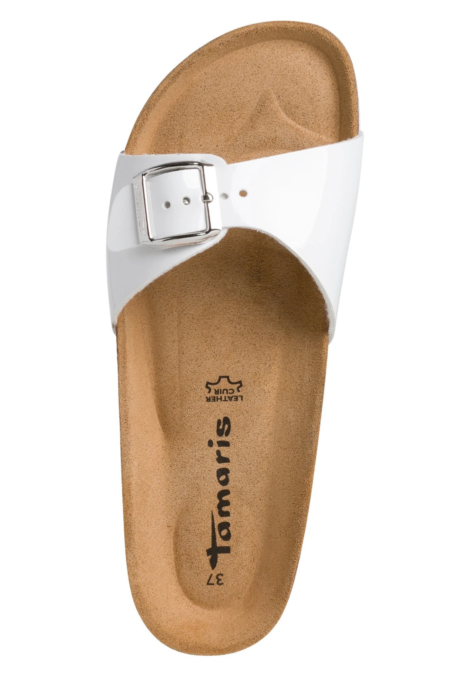 Tamaris Muiltjes - White Patent 2 Tamaris Muiltjes - White Patent - Afbeelding 2