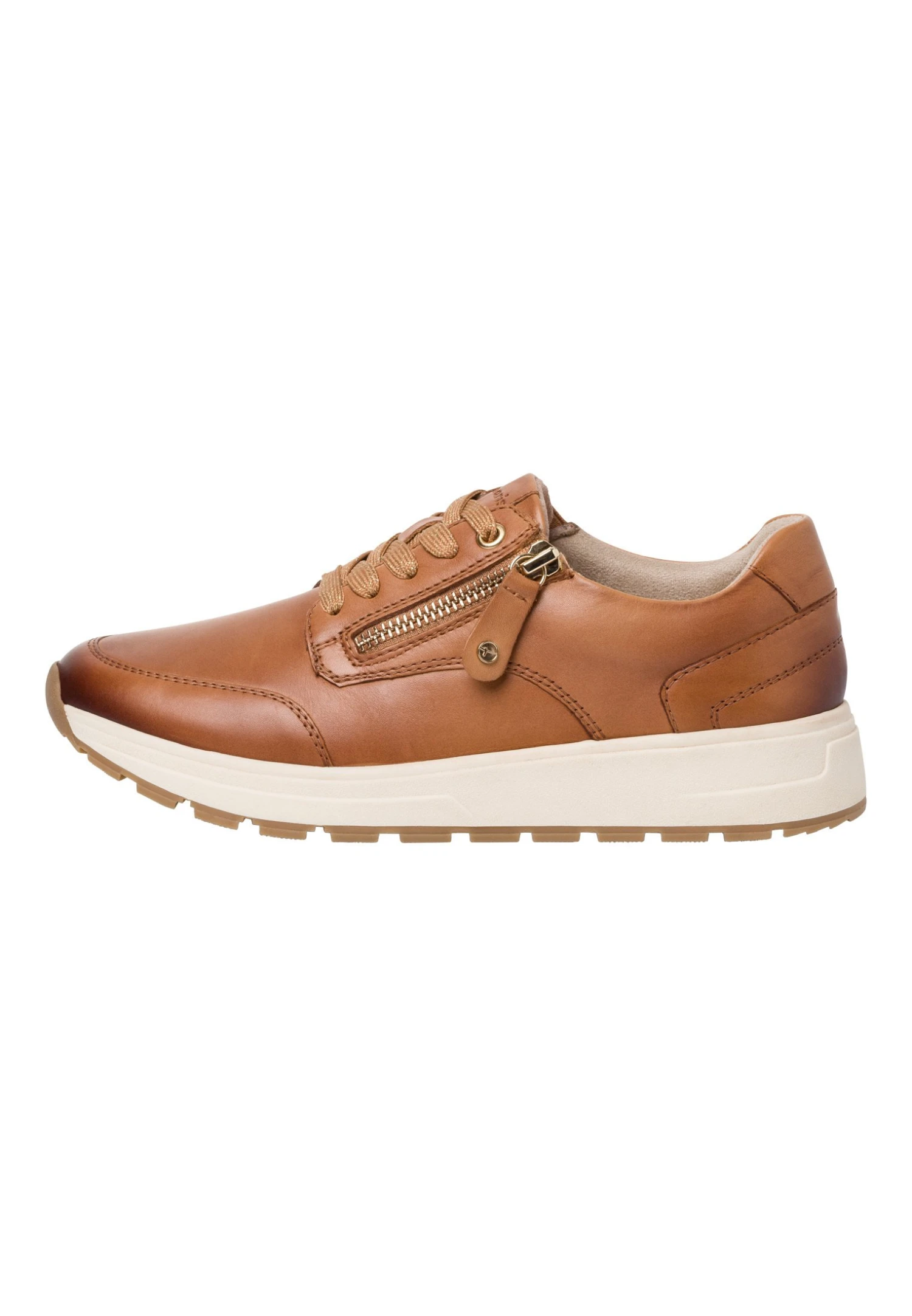 Tamaris Comfort- Sneakers Laag - Cognac 1 Tamaris Comfort- Sneakers Laag - Cognac