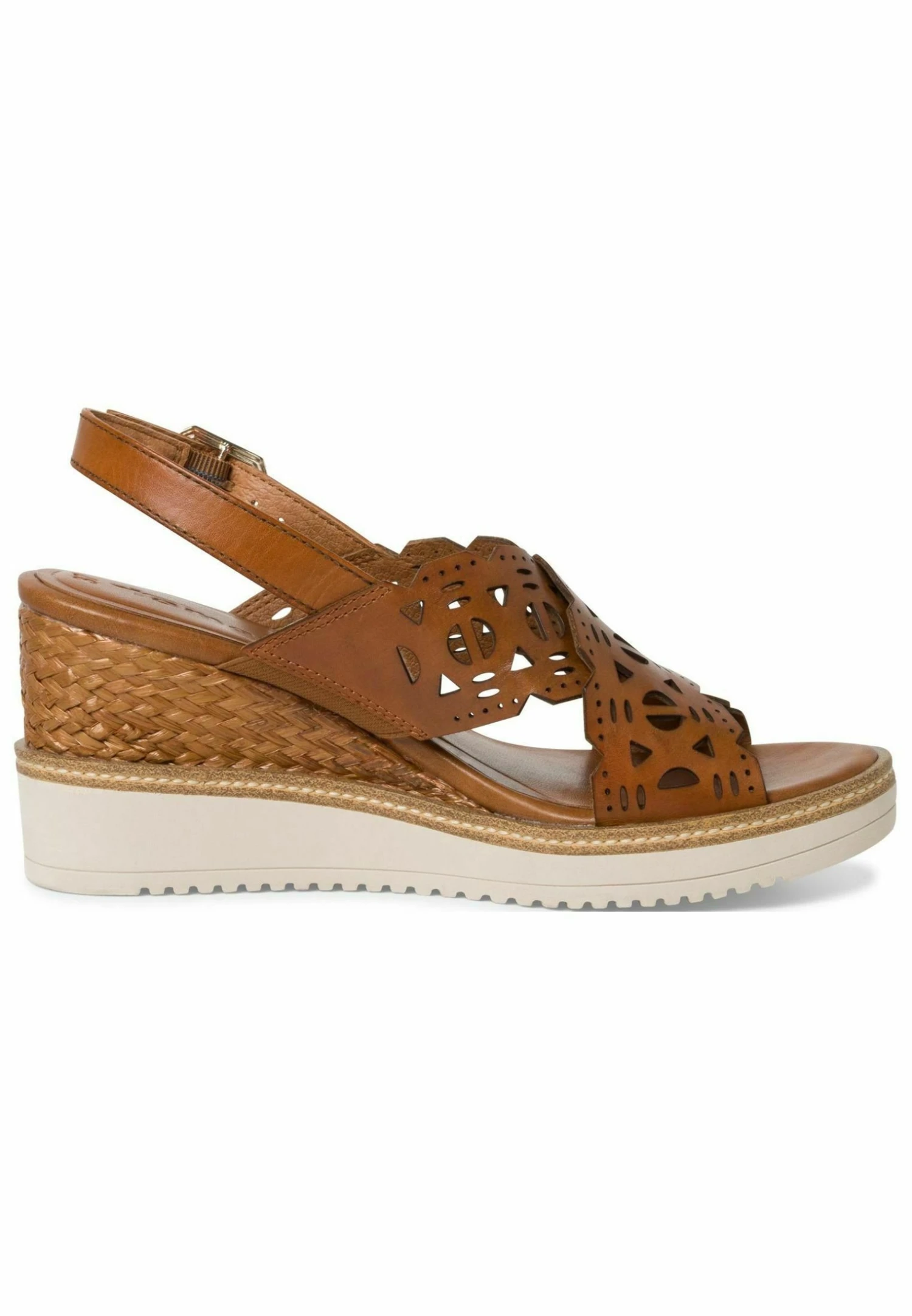 Tamaris Sandalen Met Sleehak - Cognac 5 Tamaris Sandalen Met Sleehak - Cognac - Afbeelding 5