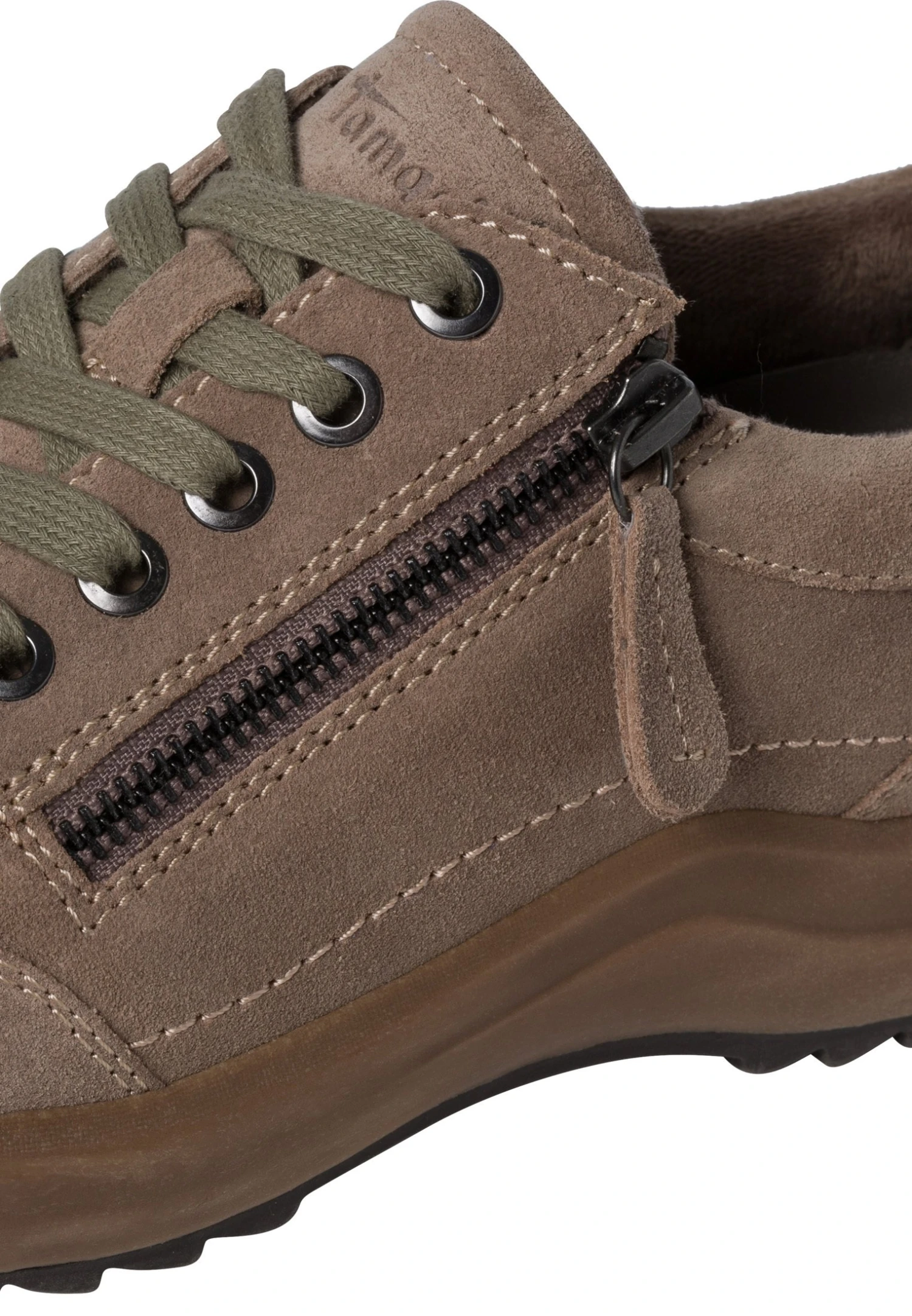 Tamaris Comfort- Sportieve Veterschoenen - Taupe 6 Tamaris Comfort- Sportieve Veterschoenen - Taupe - Afbeelding 6