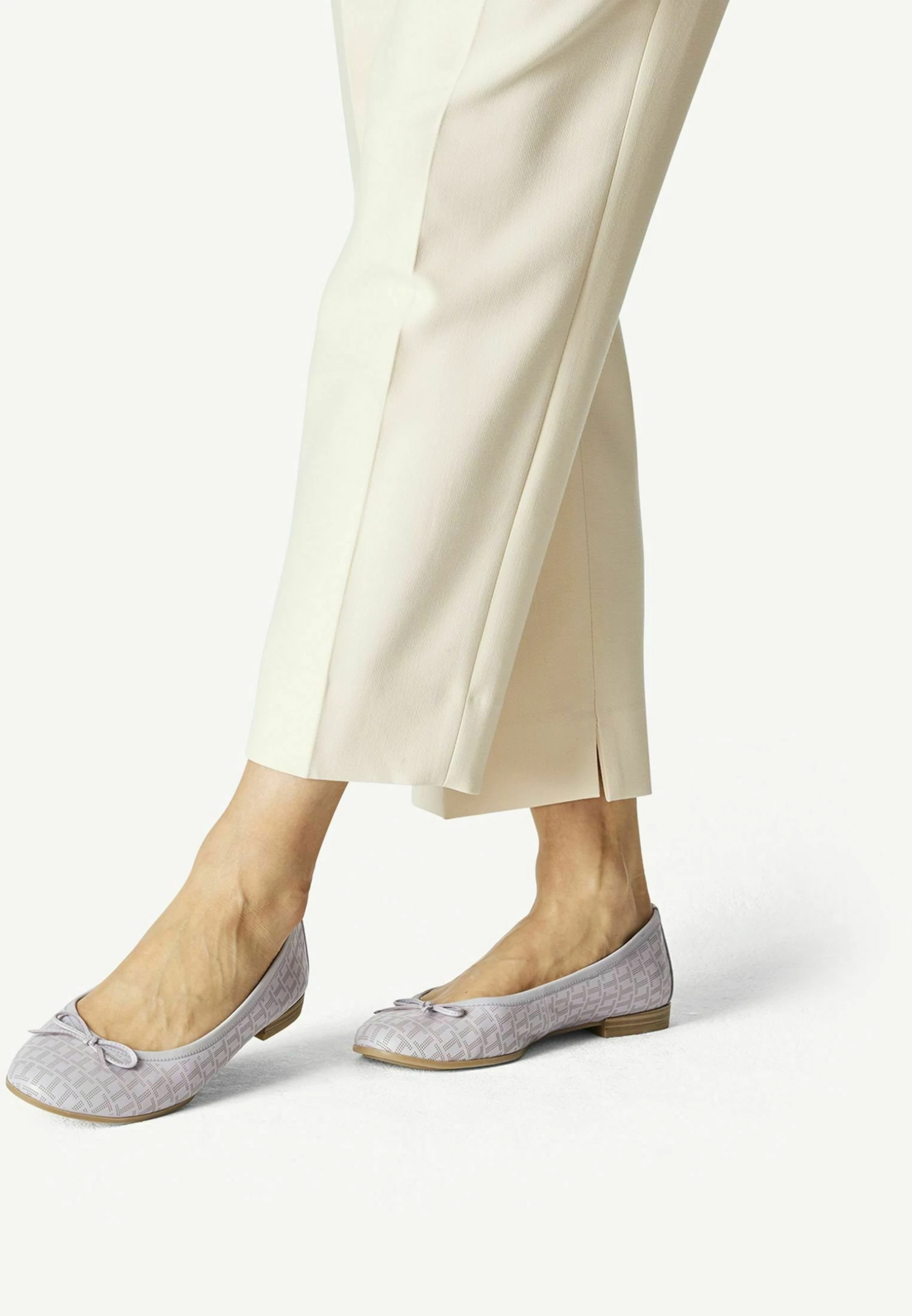 Tamaris Ballerina'S - Lavender Struc 1 Tamaris Ballerina'S - Lavender Struc