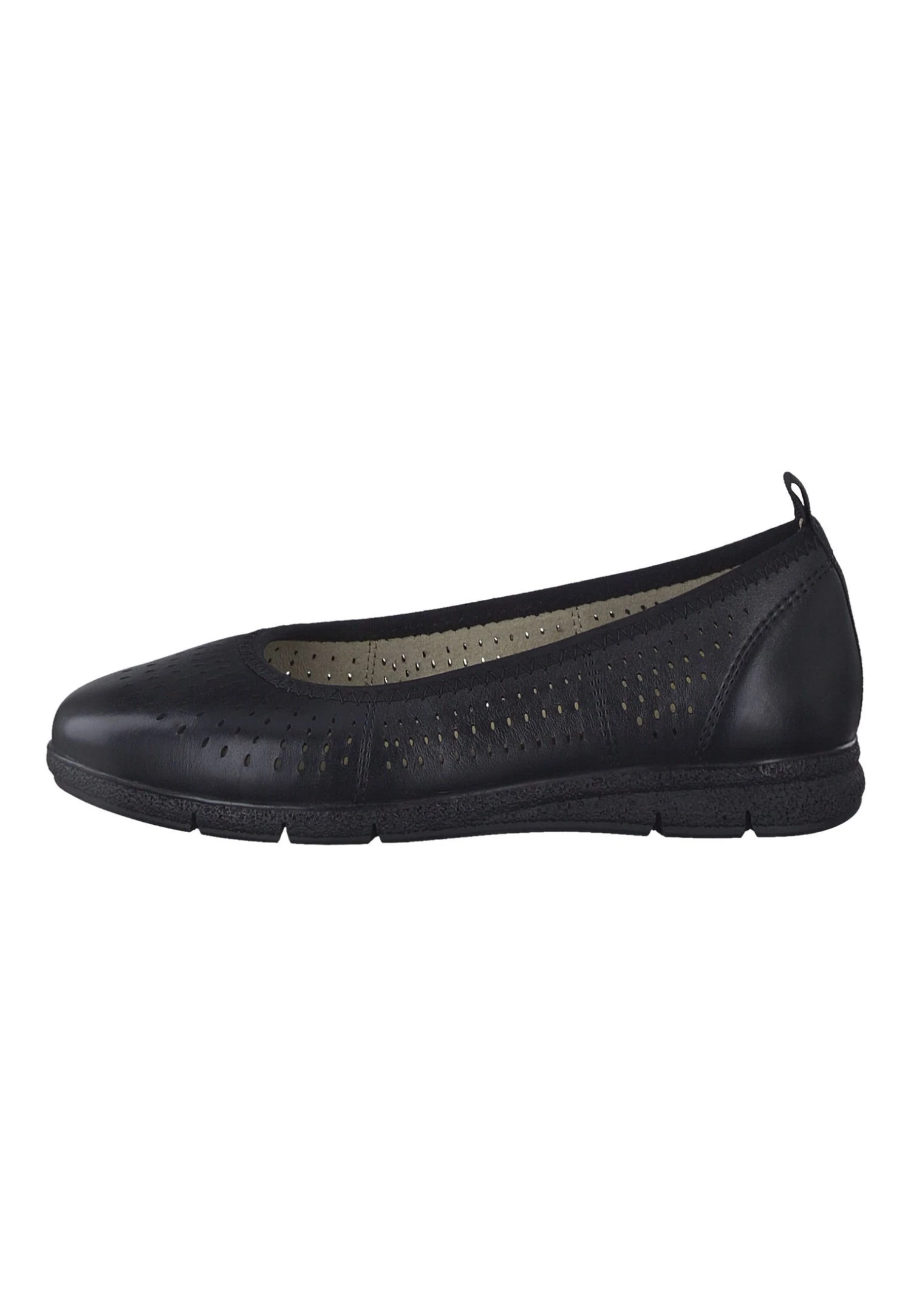 Tamaris Comfort- Ballerina'S - Black Nappa 1 Tamaris Comfort- Ballerina'S - Black Nappa