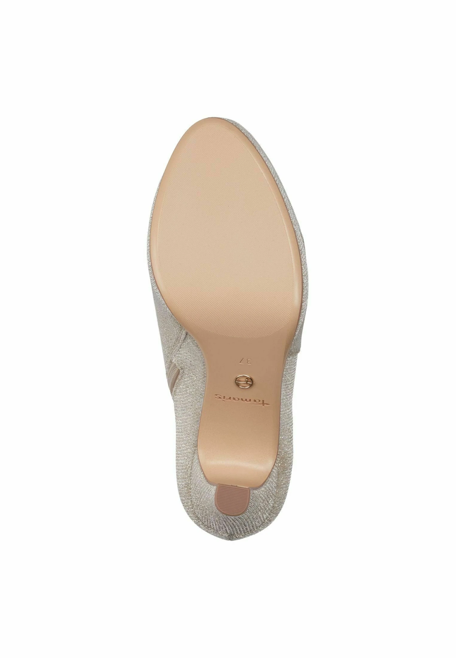 Tamaris Enkellaarsjes Met Plateauzool - Champagne 4 Tamaris Enkellaarsjes Met Plateauzool - Champagne - Afbeelding 4