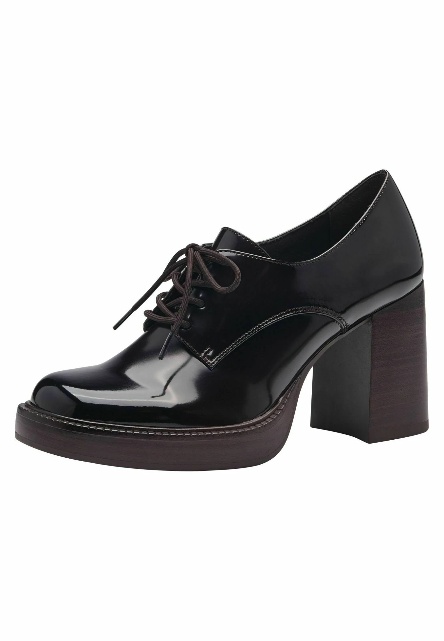 Tamaris Trotteur - Veterpumps - Mocca 2 Tamaris Trotteur - Veterpumps - Mocca - Afbeelding 2