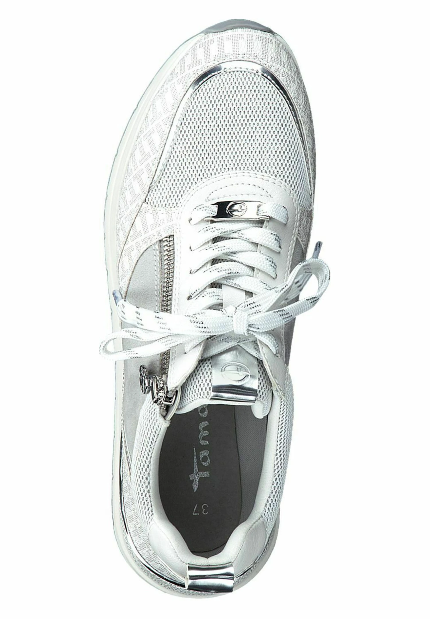 Tamaris Sneakers Laag - White Lt Grey 3 Tamaris Sneakers Laag - White Lt Grey - Afbeelding 3