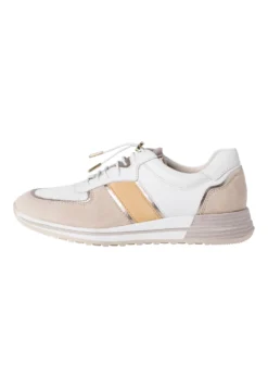 Tamaris Pure Relax- Sneakers Laag - White/Beige -Tamaris Verkoopwinkel b6db38ed2e59476ba90577796c79e3ca