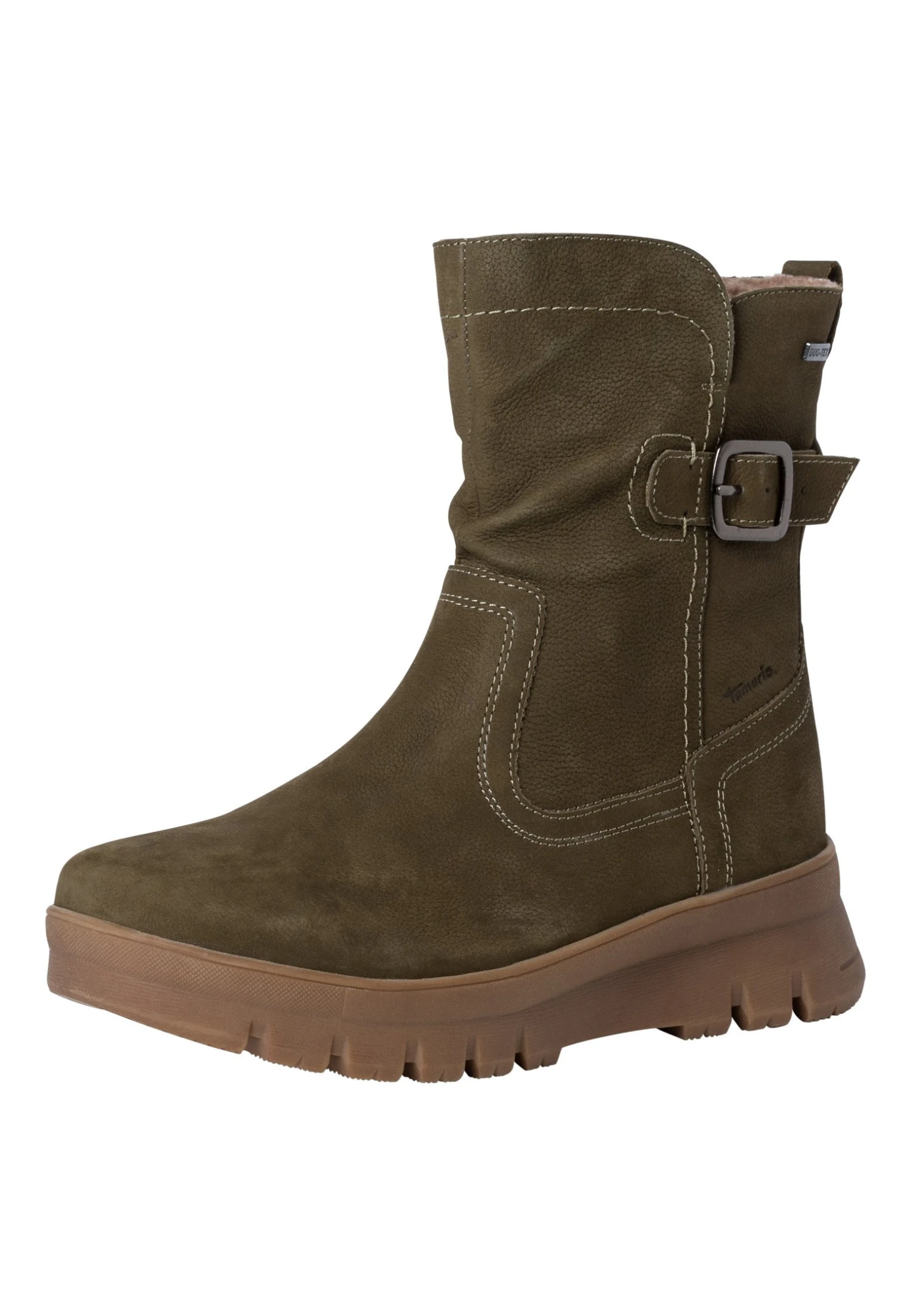 Tamaris Comfort - Snowboots- Khaki 2 Tamaris Comfort - Snowboots- Khaki - Afbeelding 2