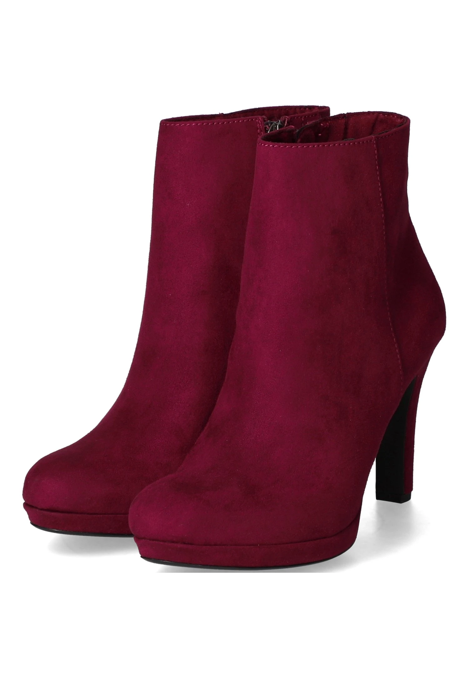 Tamaris Enkellaarsjes Met Hoge Hak - Rot 2 Tamaris Enkellaarsjes Met Hoge Hak - Rot - Afbeelding 2