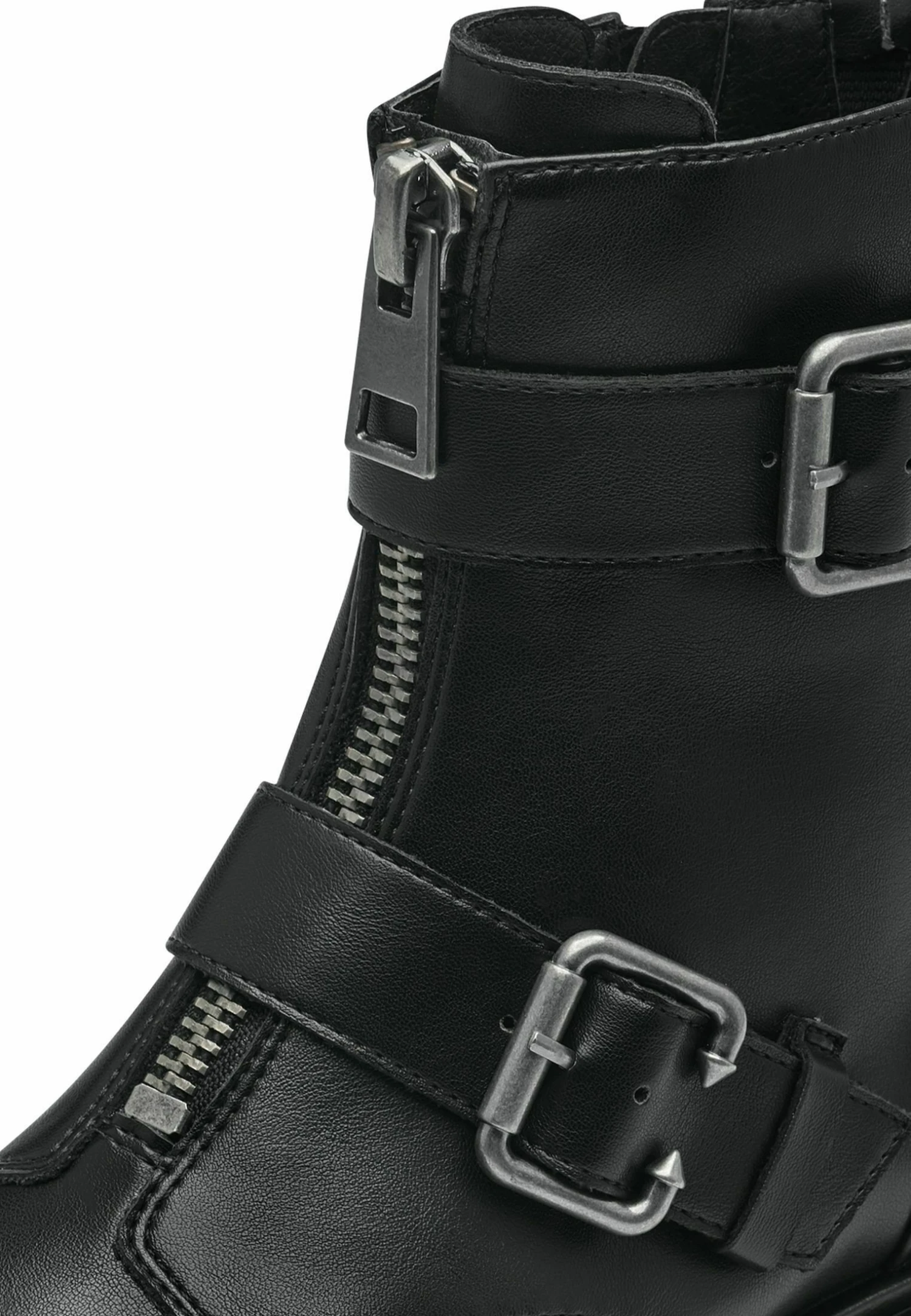 Tamaris Enkellaarsjes Met Plateauzool - Black Matt 6 Tamaris Enkellaarsjes Met Plateauzool - Black Matt - Afbeelding 6