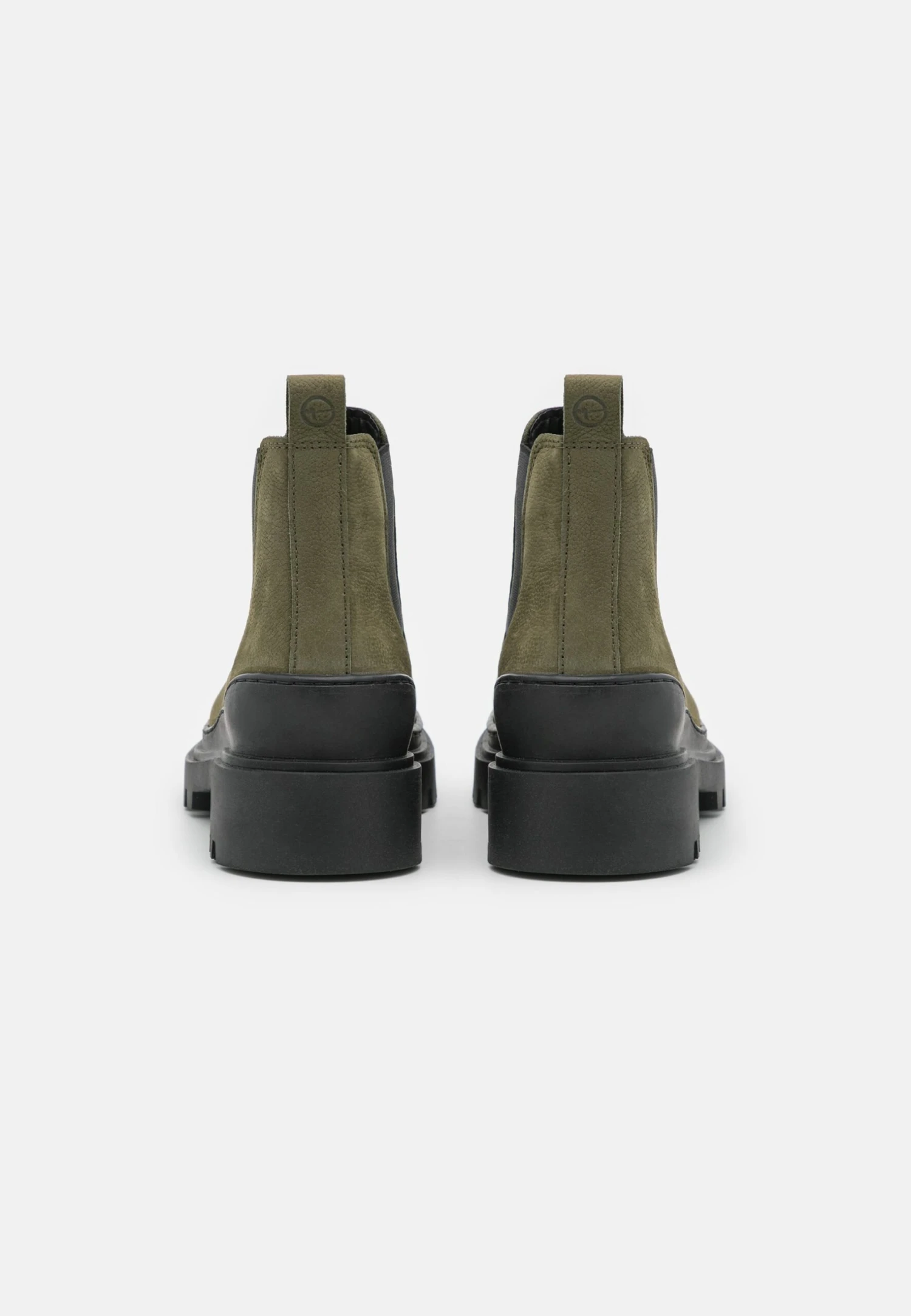 Tamaris Enkellaarsjes Met Plateauzool - Olive 4 Tamaris Enkellaarsjes Met Plateauzool - Olive - Afbeelding 4