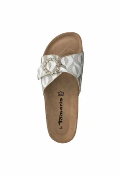 Tamaris Muiltjes - Beige Struct. -Tamaris Verkoopwinkel c88dca7dc8c648338faee1a4e6e07ecd