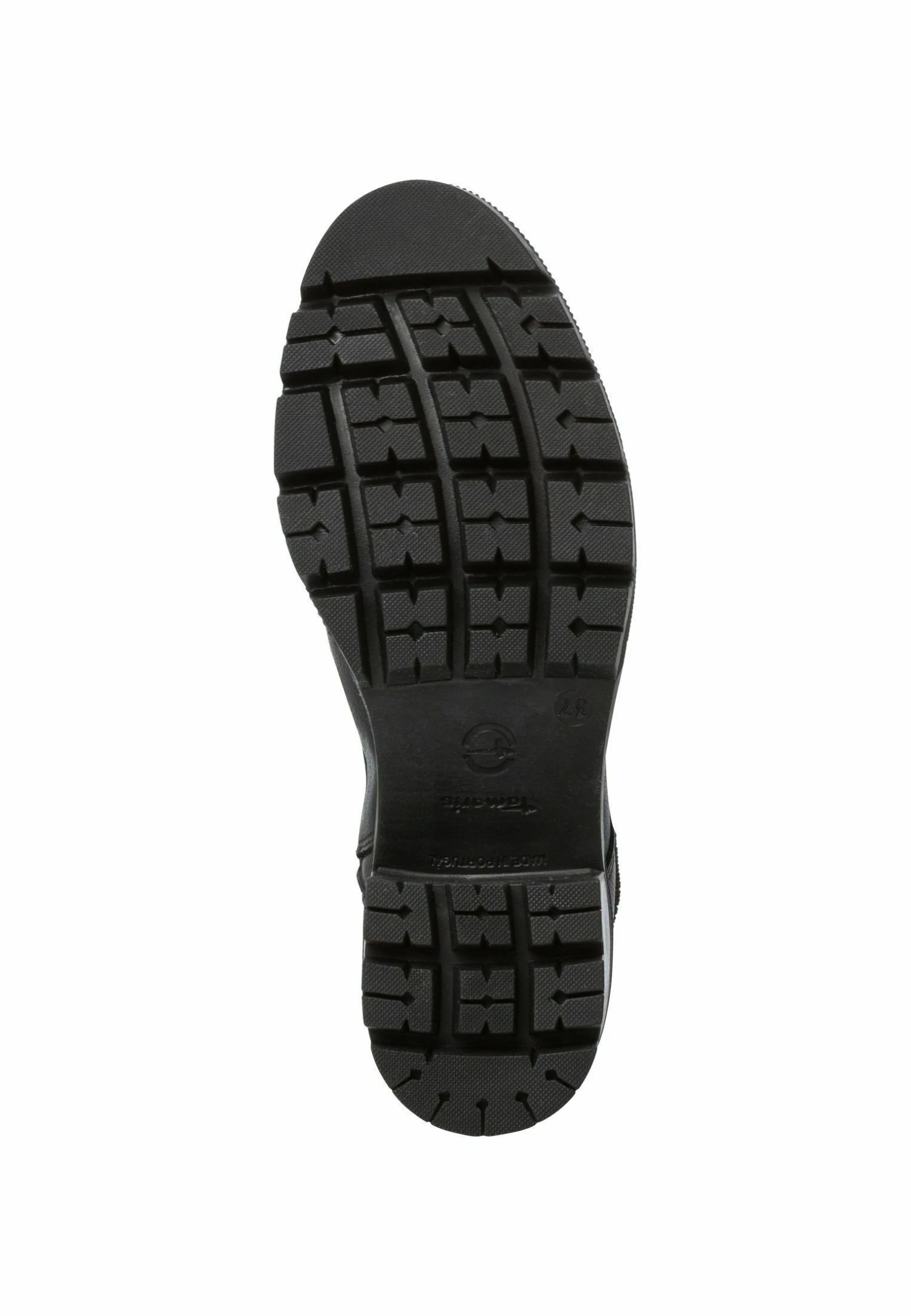 Tamaris Enkellaarsjes Met Plateauzool - Black Leather 4 Tamaris Enkellaarsjes Met Plateauzool - Black Leather - Afbeelding 4