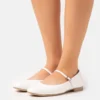 Tamaris Ballerina'S Met Enkelbandjes - White