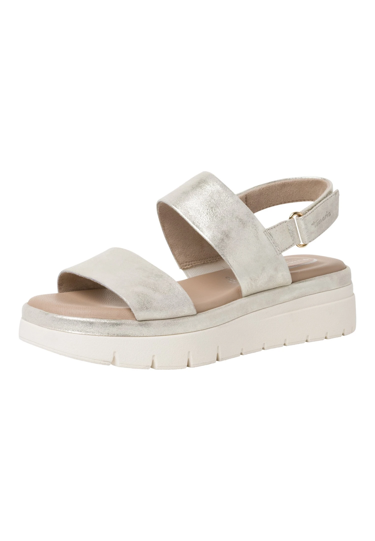 Tamaris Comfort - Sandalen Met Plateauzool - Cloudy Gold 2 Tamaris Comfort - Sandalen Met Plateauzool - Cloudy Gold - Afbeelding 2