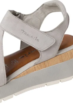 Tamaris Sandalen Met Sleehak - Light Grey -Tamaris Verkoopwinkel d643fdf6c17d401a9c0ae67b7ef2ae6d