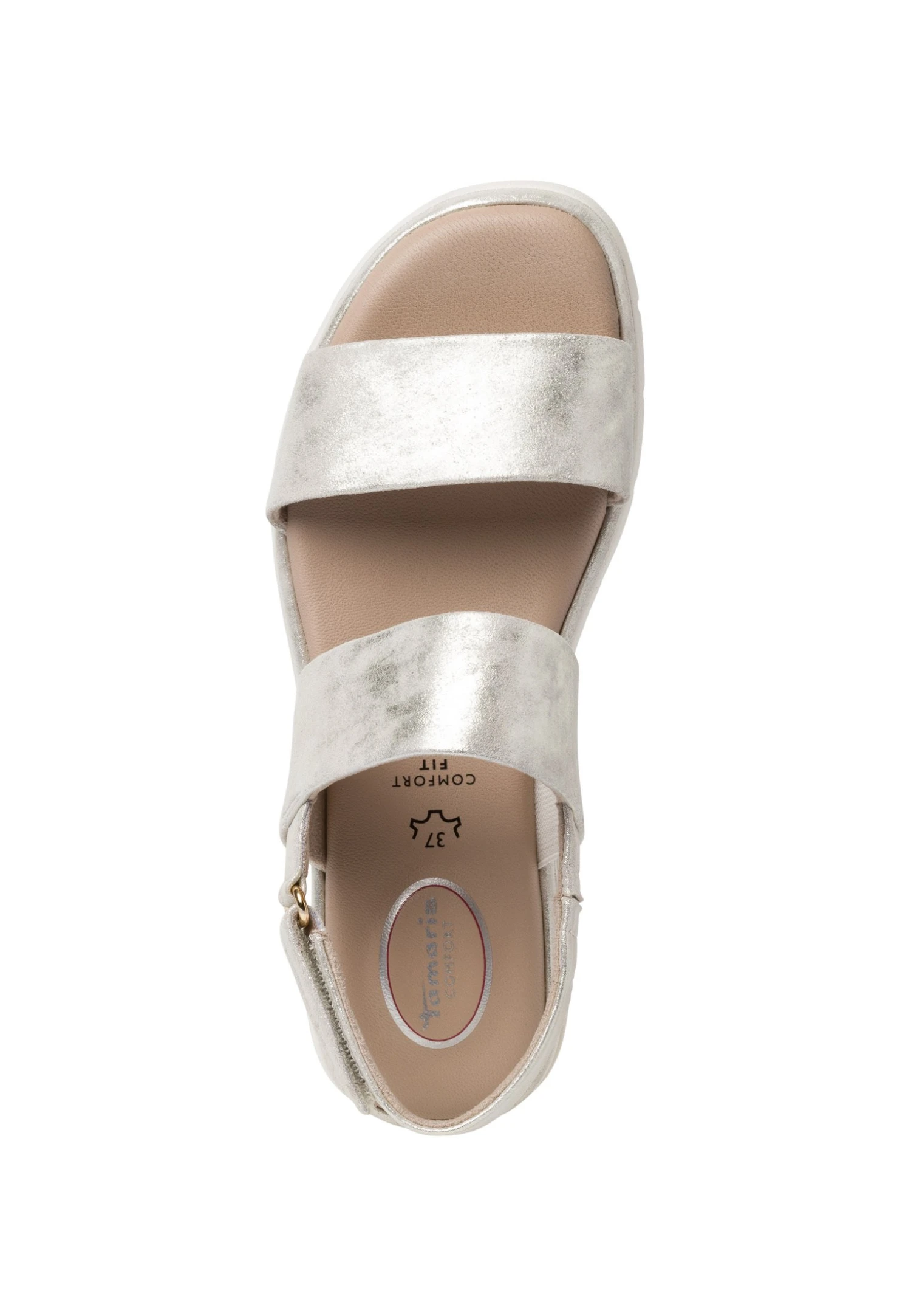 Tamaris Comfort - Sandalen Met Plateauzool - Cloudy Gold 3 Tamaris Comfort - Sandalen Met Plateauzool - Cloudy Gold - Afbeelding 3