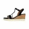 Tamaris Sandalen Met Plateauzool - Black Comb