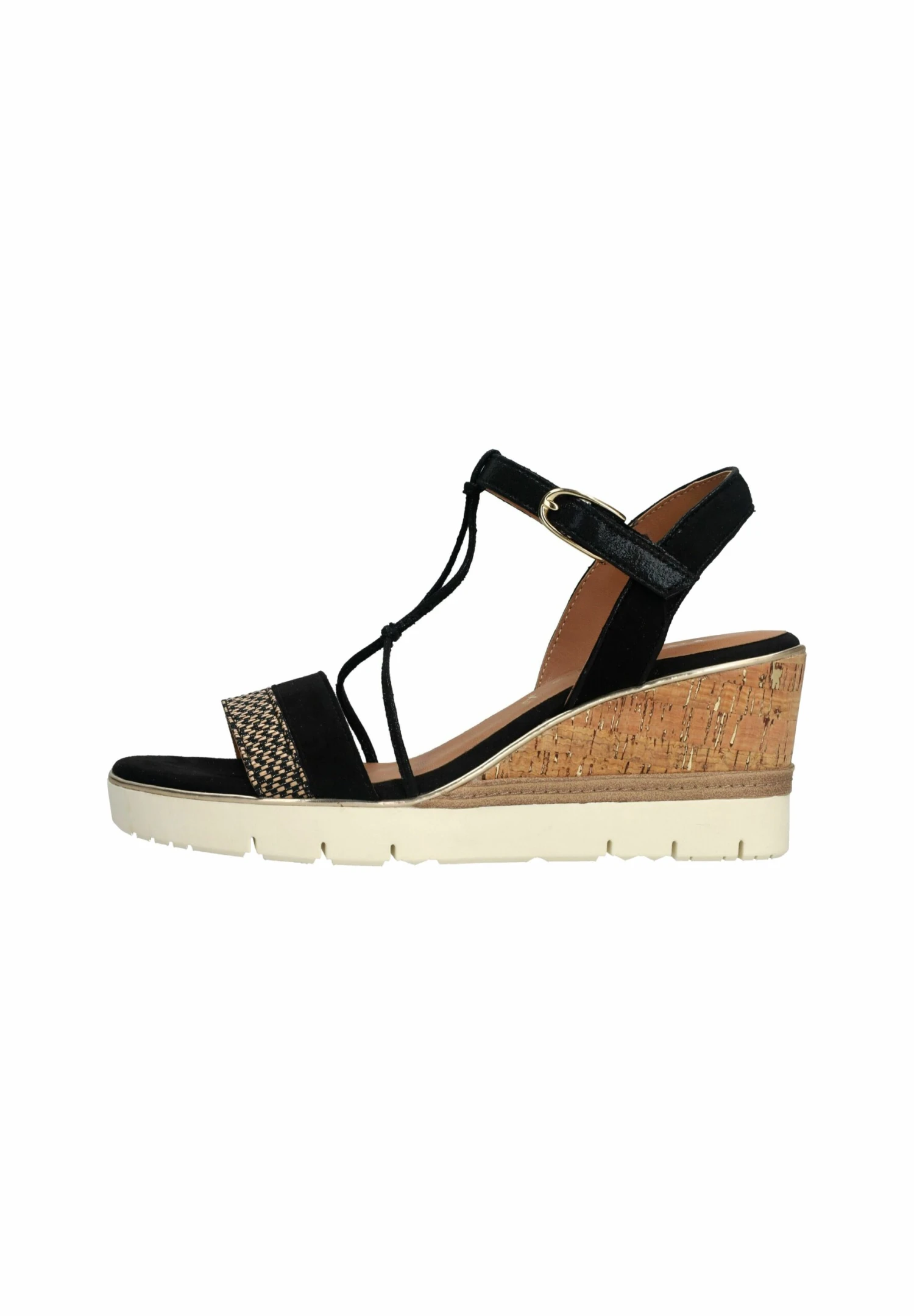Tamaris Sandalen Met Plateauzool - Black Comb 1 Tamaris Sandalen Met Plateauzool - Black Comb
