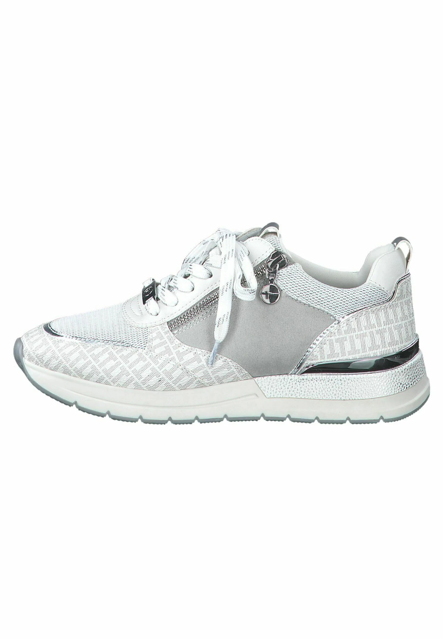 Tamaris Sneakers Laag - White Lt Grey 1 Tamaris Sneakers Laag - White Lt Grey