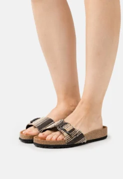 Tamaris Pantoffels - Jute/Black