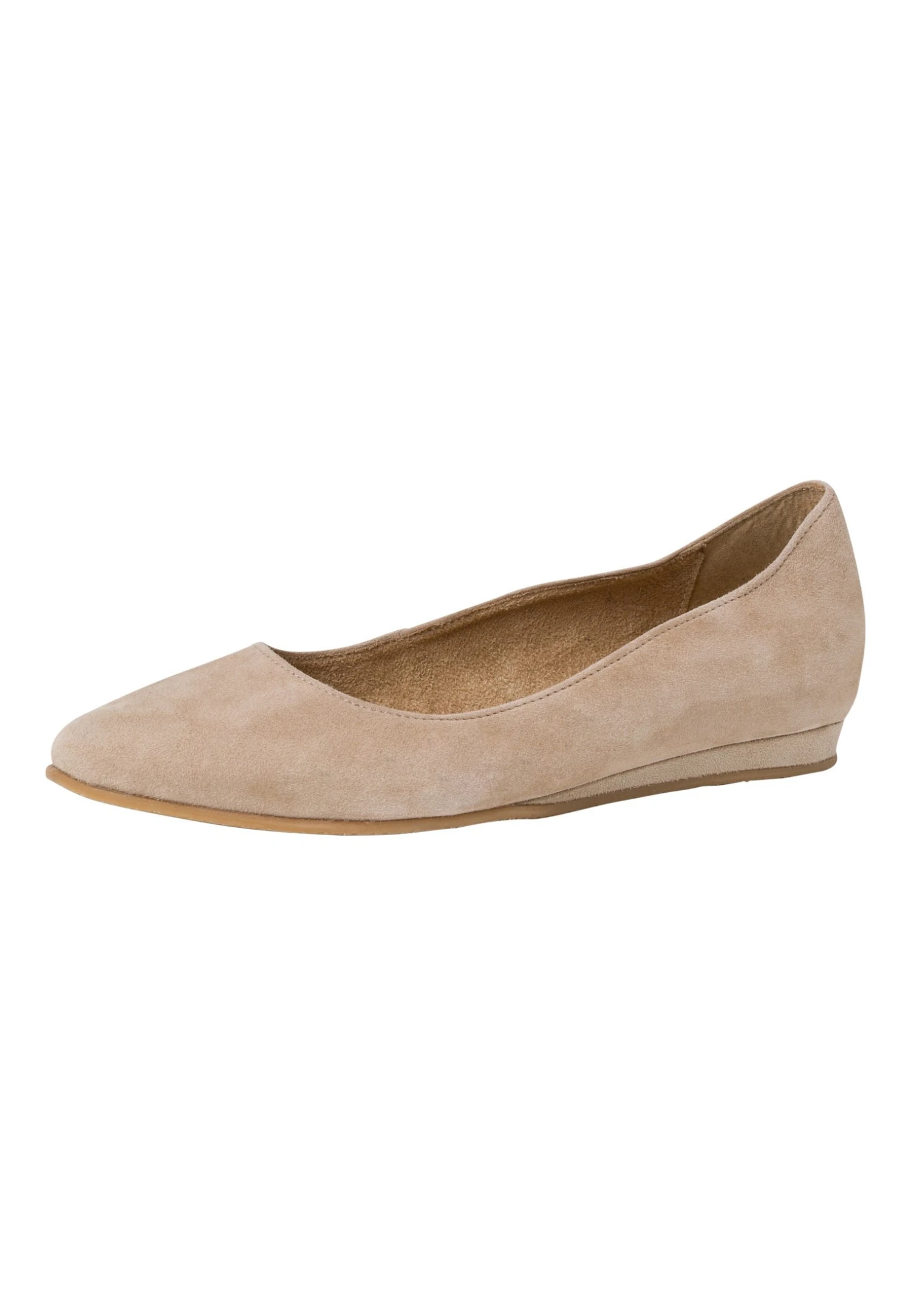 Tamaris Ballerina'S - Taupe 3 Tamaris Ballerina'S - Taupe - Afbeelding 3