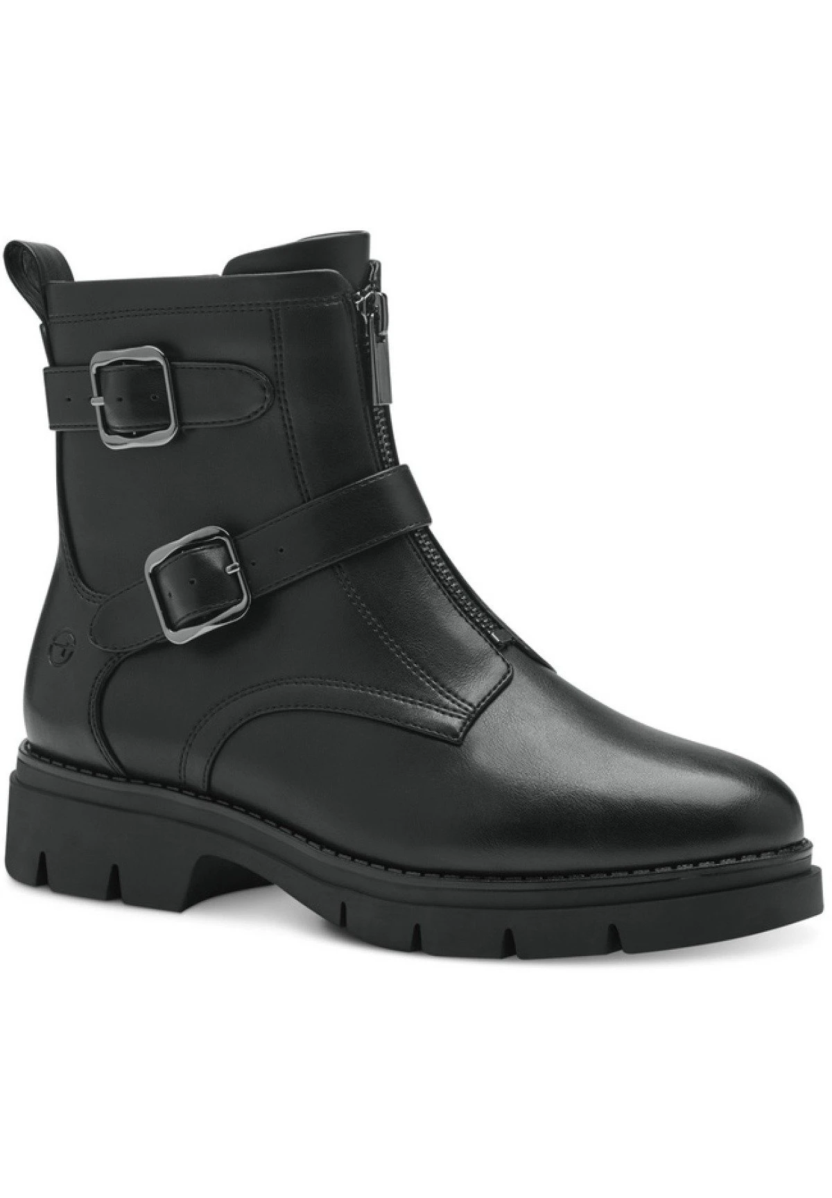 Tamaris Cowboy-/Bikerlaarsjes - Black Matt 2 Tamaris Cowboy-/Bikerlaarsjes - Black Matt - Afbeelding 2