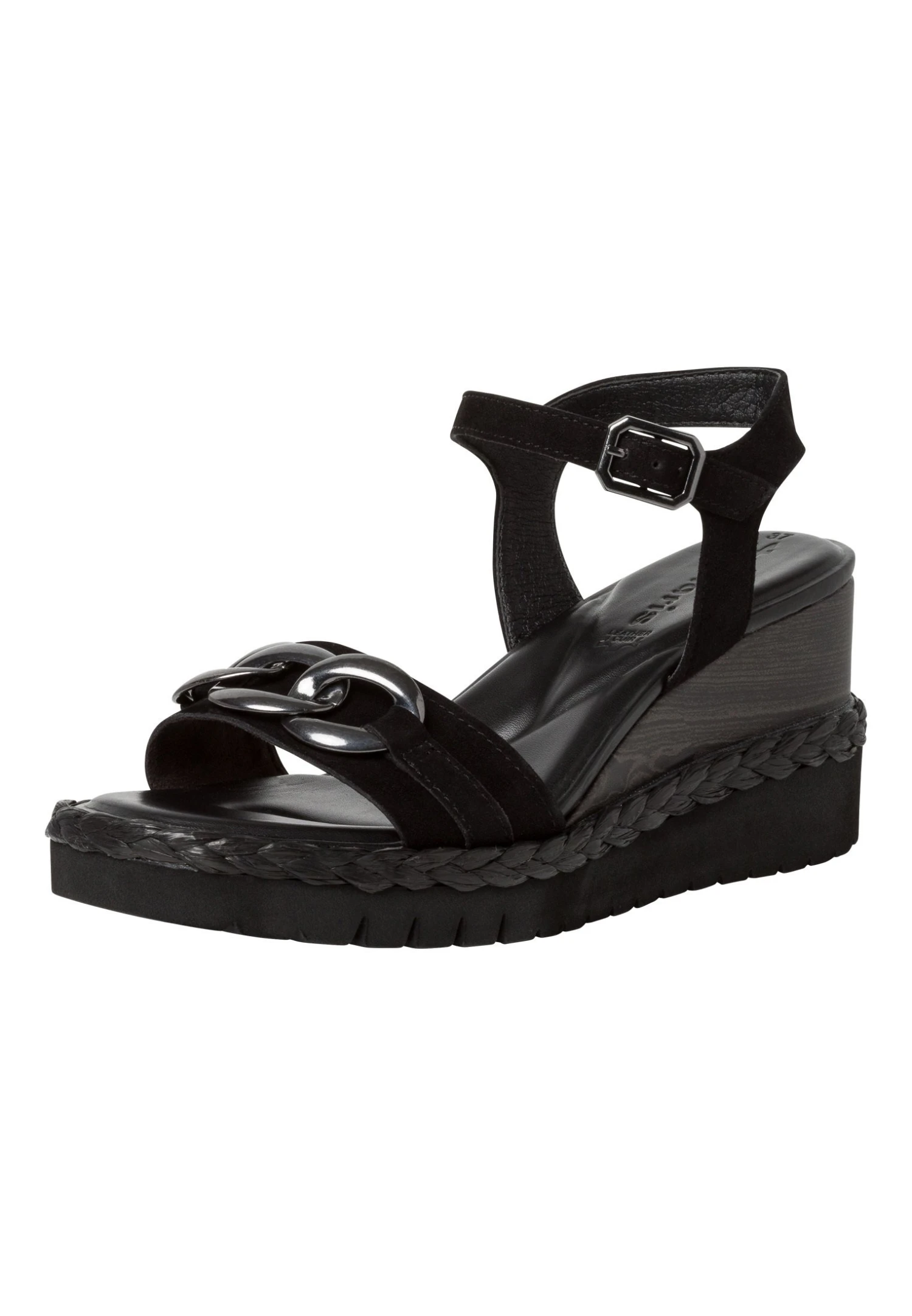 Tamaris Sandalen Met Sleehak - Black 2 Tamaris Sandalen Met Sleehak - Black - Afbeelding 2