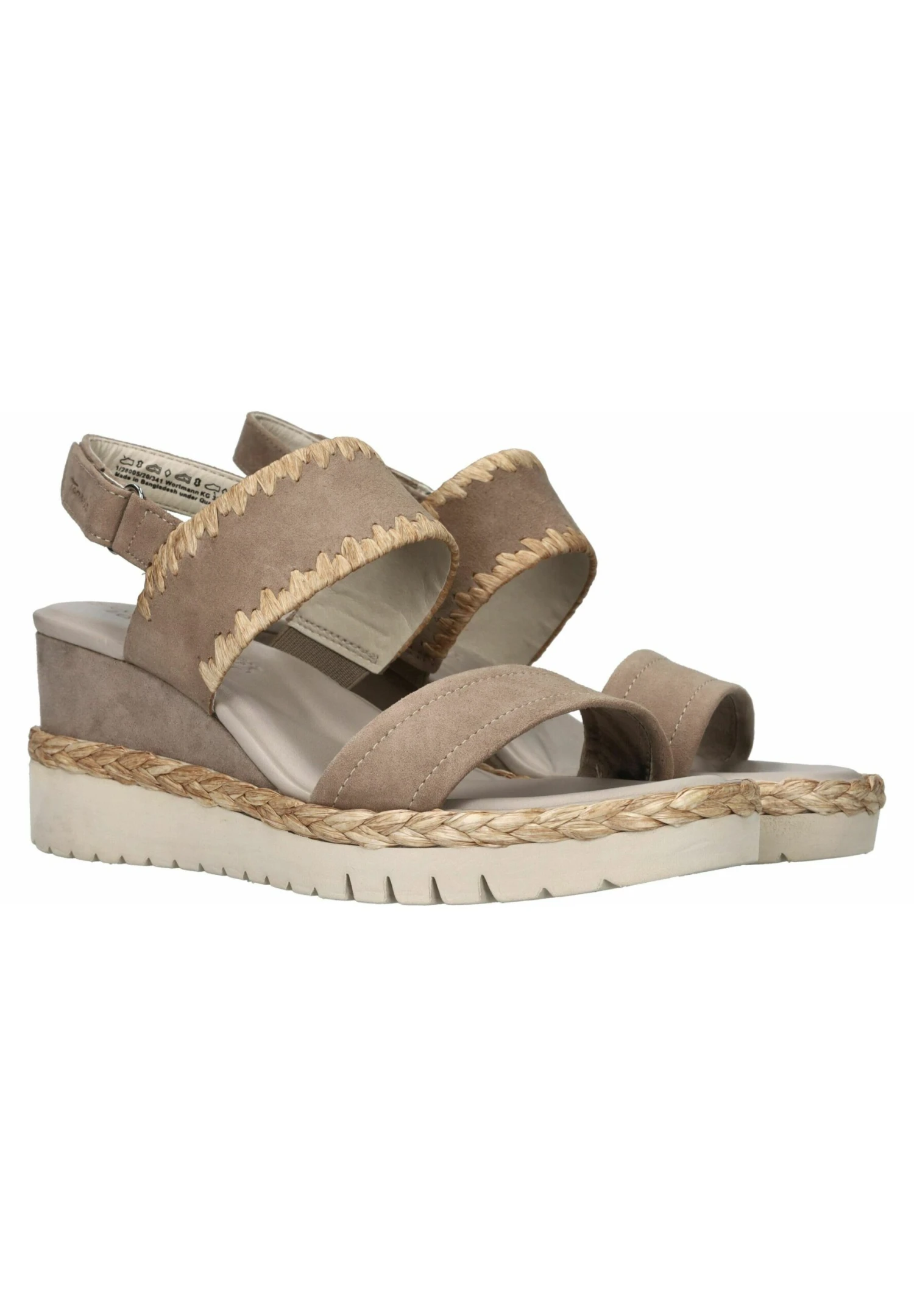 Tamaris 28005 - Sandalen Met Plateauzool - Taupe 2 Tamaris 28005 - Sandalen Met Plateauzool - Taupe - Afbeelding 2