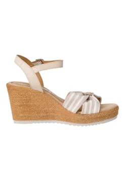 Tamaris Sandalen Met Sleehak - Beige Stripes 12 Tamaris Sandalen Met Sleehak - Beige Stripes -Tamaris Verkoopwinkel f640af66fee145ef9146ba101b72c7c2