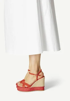 Tamaris Sandalen Met Hoge Hak - Orange