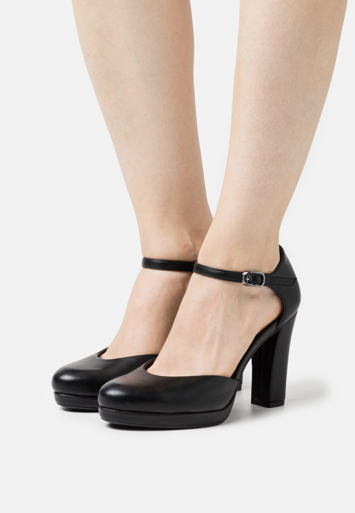 Tamaris Plateaupumps - Black Matt 1 Tamaris Plateaupumps - Black Matt