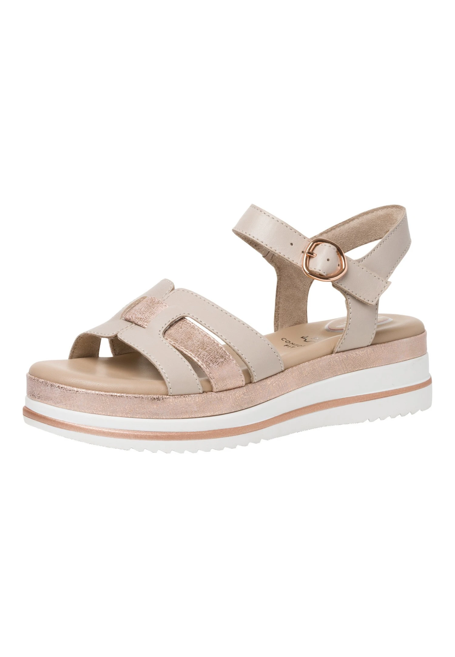 Tamaris Comfort - Sandalen Met Plateauzool - Grey Rose 2 Tamaris Comfort - Sandalen Met Plateauzool - Grey Rose - Afbeelding 2